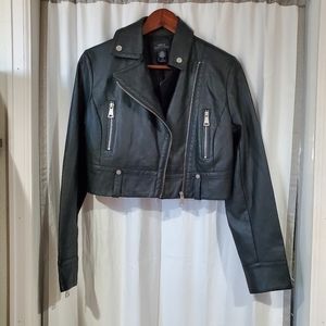 Faux Leather Jacket
